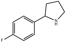 2-(4-Fluorophenyl)-pyrrolidine Structure