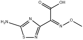 2-(5-Amino-1,2,4-thiadiazol-3-yl)-2-(methoxyimino)acetic acid  Structure