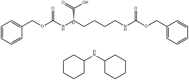 N-ALPHA,EPSILON-Z-L-BIS-L-LYSINE DICYCLOHEXYLAMMONIUM SALT Structure