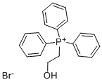 (2-HYDROXYETHYL)TRIPHENYLPHOSPHONIUM BROMIDE Structure