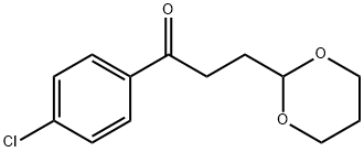 4'-CHLORO-3-(1,3-DIOXAN-2-YL)PROPIOPHENONE Structure