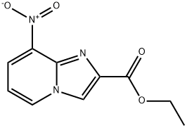 8-NITRO-IMIDAZO[1,2-A]PYRIDINE-2-CARBOXYLIC ACID ETHYL ESTER Structure