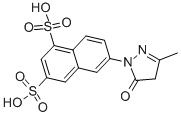 7277-87-4 6-(4,5-Dihydro-3-methyl-5-oxo-1H-pyrazol-1-yl)naphthalene-1,3-disulfonic acid