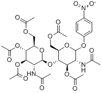 1-(4-NITROPHENYL)-N,N'-DIACETYL-3,6,3',4',6'-PENTA-O-ACETYLCHITOBIOSIDE Structure