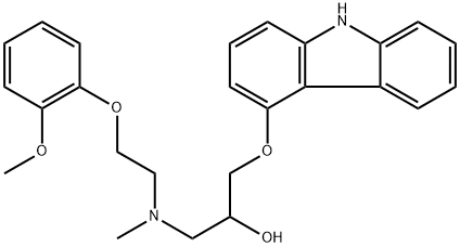 N-Methyl Carvedilol (Carvedilol impurity) Structure