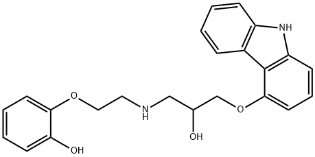 O-DESMETHYLCARVEDILOL Structure