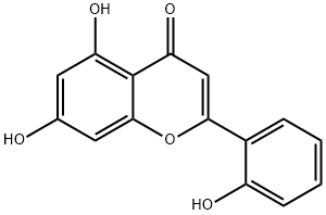 5,7,2'-TRIHYDROXYFLAVONE Structure