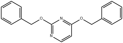 2,4-BIS(BENZYLOXY)PYRIMIDINE Structure