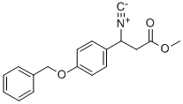 METHYL-3-ISOCYANO-3-(4-BENZYLOXYPHENYL)PROPIONATE Structure