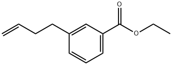 4-(3-CARBOETHOXYPHENYL)-1-BUTENE Structure