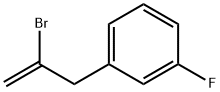 2-BROMO-3-(3-FLUOROPHENYL)-1-PROPENE Structure