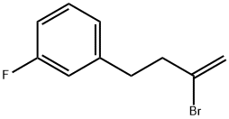 2-BROMO-4-(3-FLUOROPHENYL)-1-BUTENE Structure