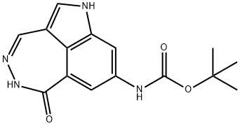 8-N-BOC-AMINO-1,5-DIHYDRO-[1,2]DIAZEPINO[4,5,6-CD]INDOL-6-ONE Structure