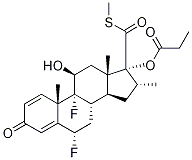 Ticabesone Propionate Structure