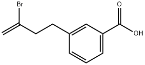 3-(3-BROMO-3-BUTENYL)BENZOIC ACID Structure