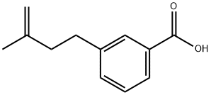 3-(3-METHYL-3-BUTENYL)BENZOIC ACID Structure