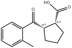 CIS-2-(2-METHYLBENZOYL)CYCLOPENTANE-1-CARBOXYLIC ACID Structure