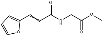 N-(2-FURFURYLIDENEACETYL)GLYCINE METHYL ESTER Structure