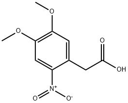 4,5-DIMETHOXY-2-NITROPHENYLACETIC ACID Structure