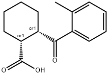 CIS-2-(2-METHYLBENZOYL)CYCLOHEXANE-1-CARBOXYLIC ACID Structure