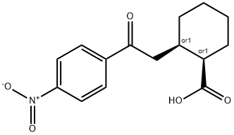 CIS-2-[2-OXO-2-(4-NITROPHENYL)ETHYL]CYCLOHEXANE-1-CARBOXYLIC ACID Structure