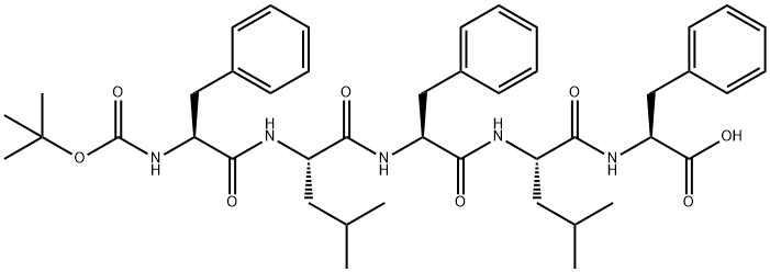 BOC-PHE-D-LEU-PHE-D-LEU-PHE-OH Structure