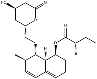 Mevastatin Structure