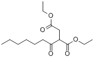 2-HEPTANOYL-SUCCINIC ACID DIETHYL ESTER Structure