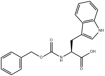 N-Cbz-L-Tryptophan Structure