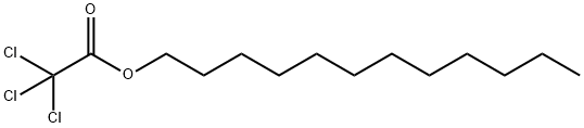 TRICHLOROACETIC ACID LAURYL ESTER(C12) Structure