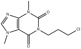 1-(3-CHLOROPROPYL)THEOBROMINE Structure