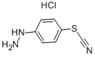 4-THIOCYANATOPHENYLHYDRAZINE HYDROCHLORIDE Structure