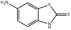 6-AMINO-2-MERCAPTOBENZOTHIAZOLE Structure