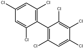 2,2',3,4,4',6,6'-HEPTACHLOROBIPHENYL Structure