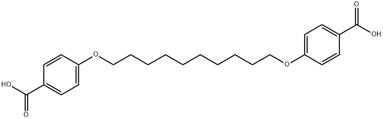 1,10-BIS(4-CARBOXYPHENOXY)DECANE Structure