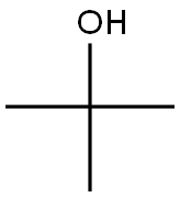 tert-Butanol Structure