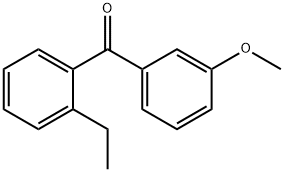 2-ETHYL-3'-METHOXYBENZOPHENONE Structure