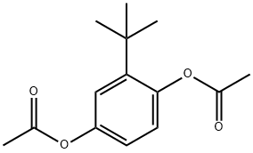 TERT-BUTYLHYDROQUINONE DIACETATE Structure