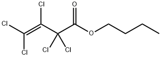 butyl 2,2,3,4,4-pentachloro-3-butenoate Structure