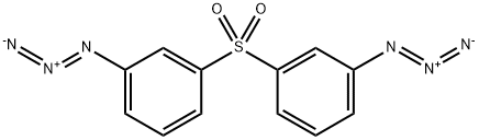 3,3'-DIAZIDODIPHENYL SULFONE Structure