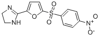 1H-Imidazole, 4,5-dihydro-2-((5-(4-nitrophenyl)sulfonyl)-2-furanyl)- Structure