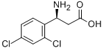 (S)-3-AMINO-3-(2,4-DICHLORO-PHENYL)-PROPIONIC ACID Structure