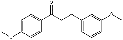 4'-METHOXY-3-(3-METHOXYPHENYL)PROPIOPHENONE Structure