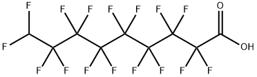 9H-HEXADECAFLUORONONANOIC ACID Structure