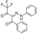 4,4,4-TRIFLUORO-1-PHENYL-2-(PHENYLHYDRAZONO)BUTANE-1,3-DIONE Structure