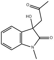 3-HYDROXY-1-METHYL-3-(2-OXO-PROPYL)-1,3-DIHYDRO-INDOL-2-ONE Structure