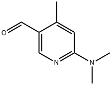 6-(DIMETHYLAMINO)-4-METHYLNICOTINALDEHYDE Structure