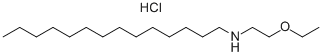 N-(2-ETHOXYETHYL)-1-TETRADECANAMINIUM CHLORIDE Structure