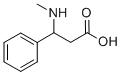 3-METHYLAMINO-3-PHENYL-PROPIONIC ACID Structure