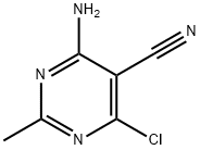 76574-37-3 4-AMINO-6-CHLORO-2-METHYLPYRIMIDINE-5-CARBONITRILE